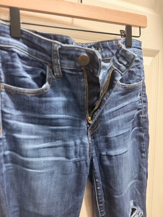 American Eagle Hi-Rise Jegging Crop-Women’s Size 6 - Picture 6 of 13